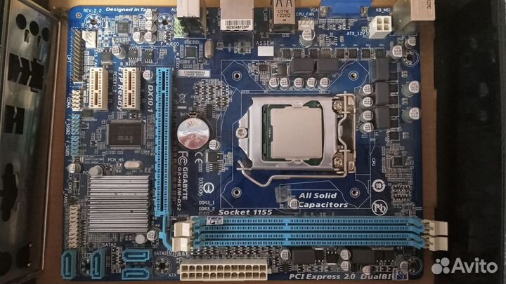 Материнская плата Gigabyte ga-h61m-ds2