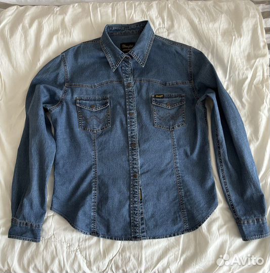 Джинсовая рубашка wrangler(оригинал)