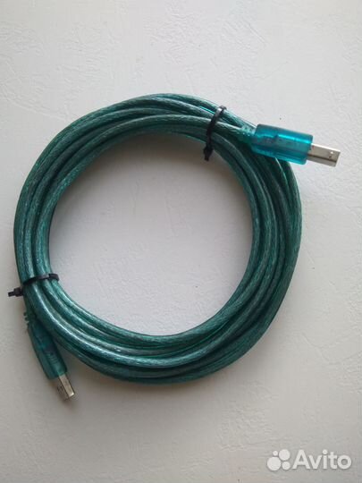 Кабель (провод) USB 2.0 тип. А/B (5 м.)