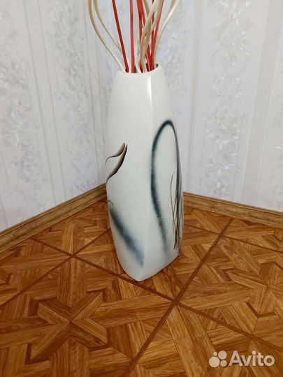 Ваза с сухоцветами