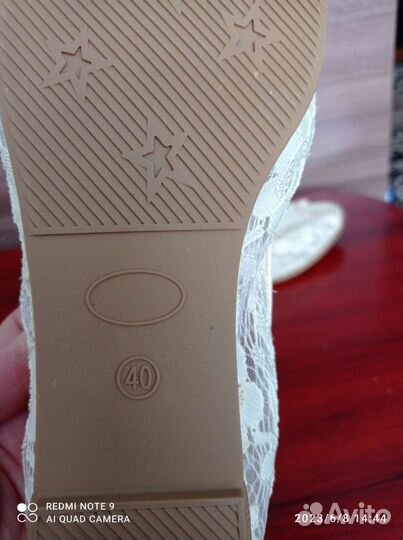 Балетки новые 39