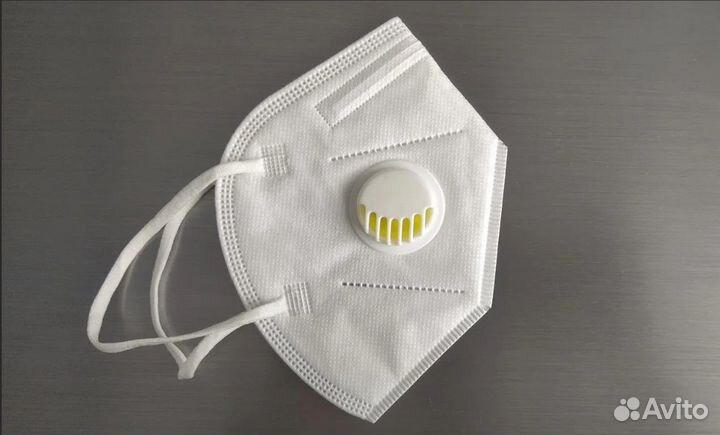 Маска защитная KN95 с клапаном
