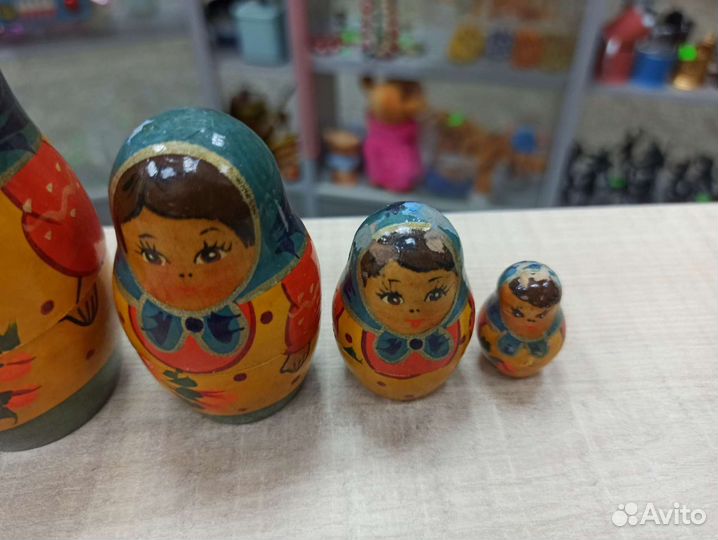 Советская Матрёшка Сделано В СССР Ретро Винтаж