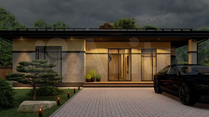 Коттедж 87 м² на участке 6 сот.