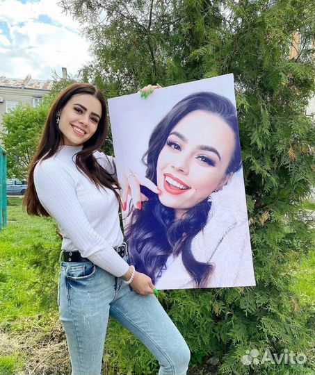 Портреты по фото на холсте в Волгограде