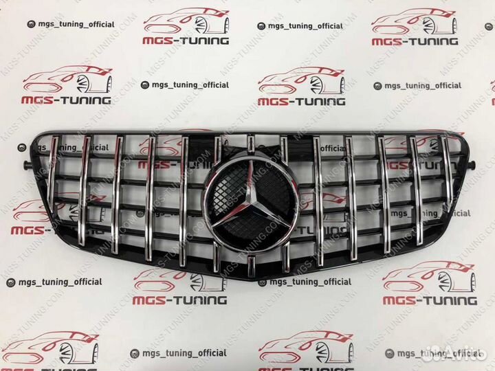 Решетка радиатора mercedes w212 gt style