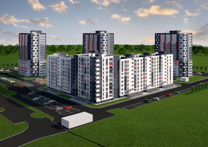 1-к. квартира, 37,2 м², 9/9 эт.