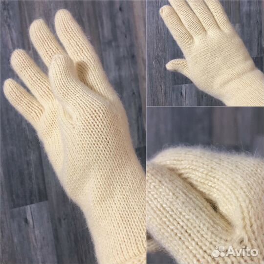 Шапка, перчатки, большой шарф из итальянской пряжи