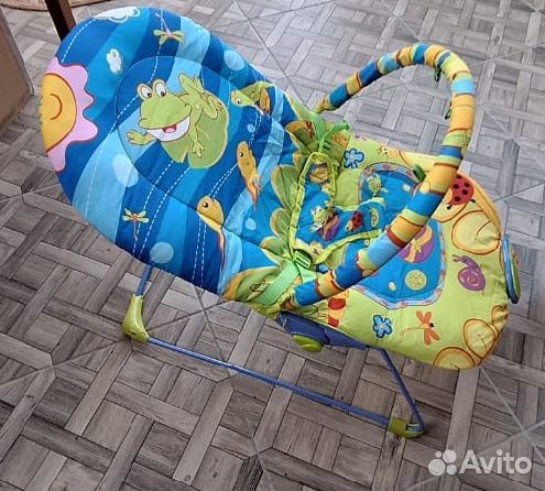 Детский музыкальный шезлонг