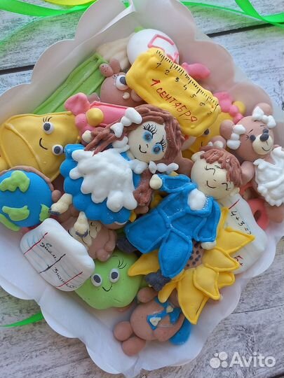 Набор фигурок маршмеллоу на тему 1 сентября