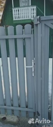 Откатные ворота на дачу 5000*2000