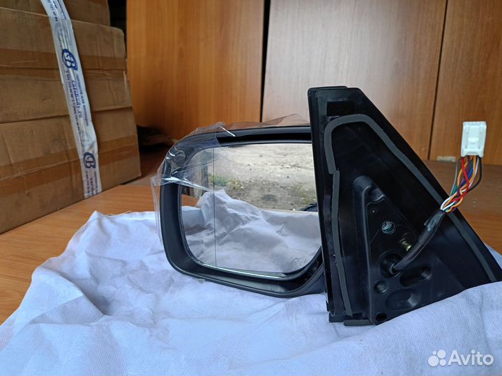 Зеркало Mitsubishi Pajero 4 левое Хром