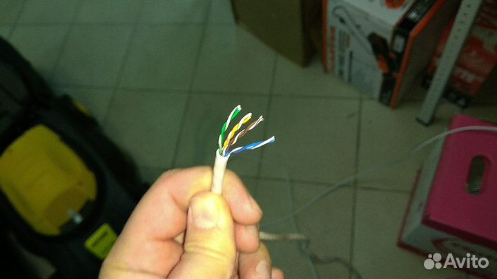 Кабель UTP optimlan 4х2х0.51 cat 5e медь