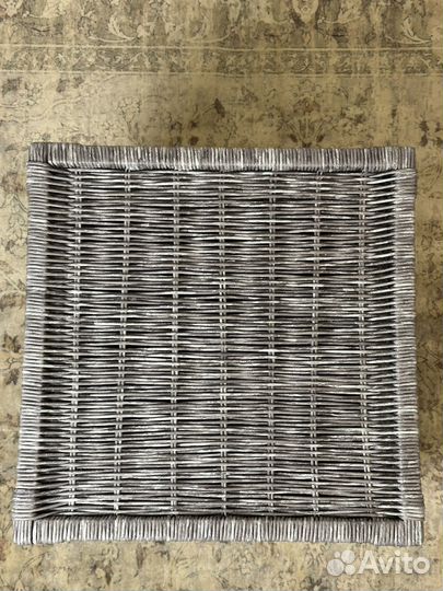 Плетеная корзина на каркасе как из IKEA