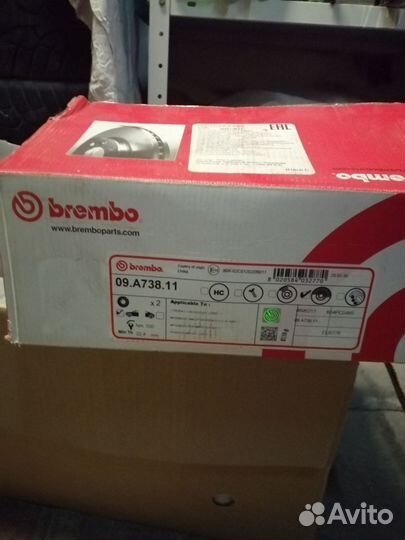 Тормозные диски brembo