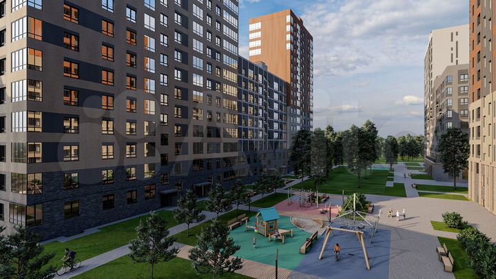 1-к. квартира, 28,7 м², 1/17 эт.