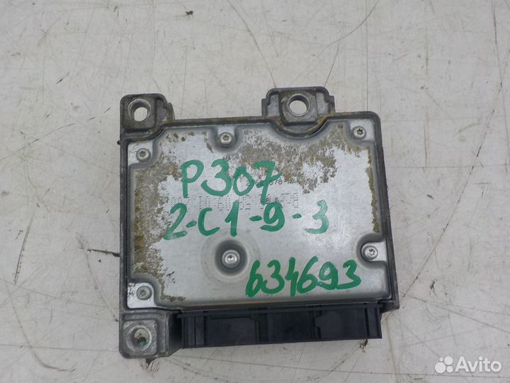 Блок управления подушками безопасности Peugeot 307