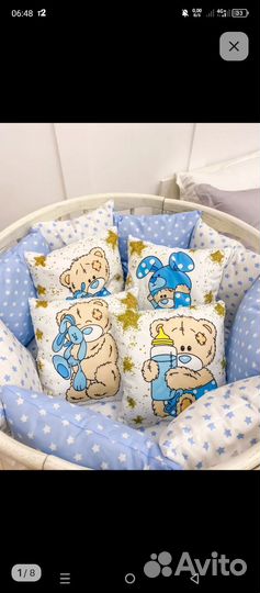 Бортики в кроватку