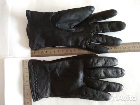 Перчатки женские кожаные