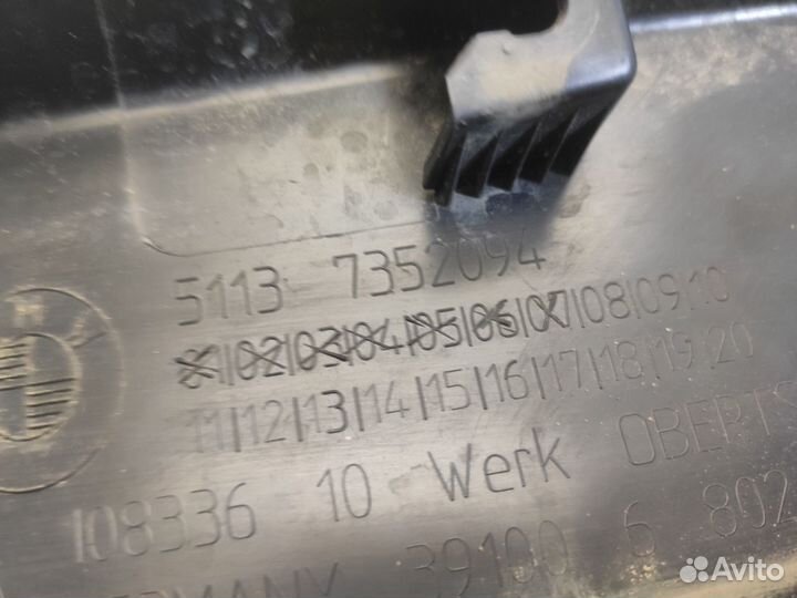 Накладка двери прав. зад. BMW X1