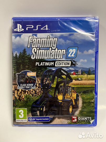Farming Simulator 22 - Platinum Edition диск PS4