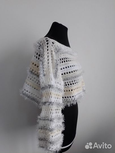 Джемпер вязаный ручной работы