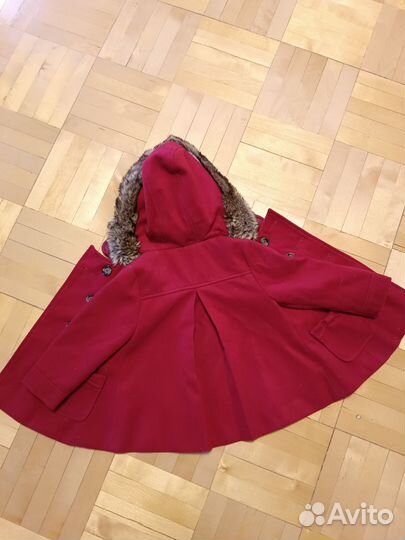 Пальто для девочки 80-86