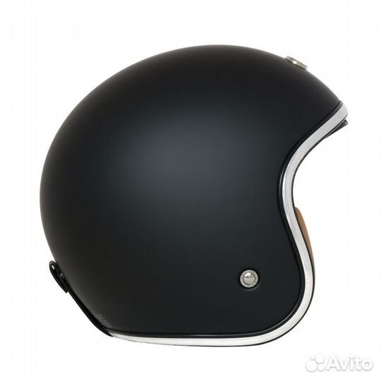 Ретро шлем открытый Beon Black