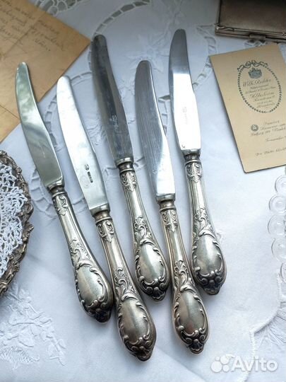 Столовые Приборы (Мельхиор В Серебре) 1960е