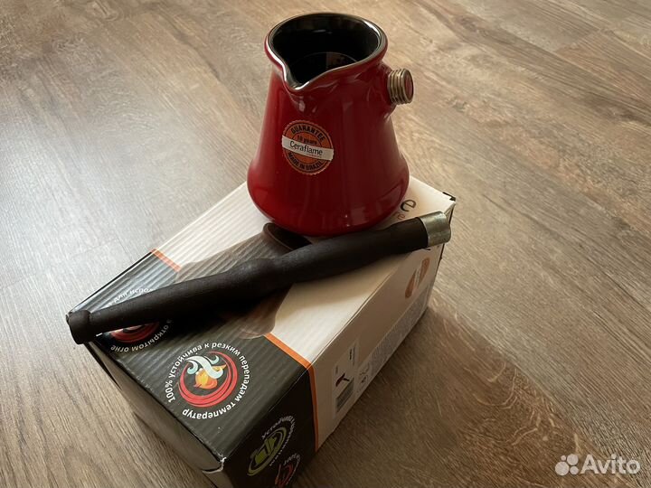 Турка керамическая Ceraflame Ibriks 350мл красная