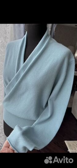 Джемпер новый на запАх кашемир