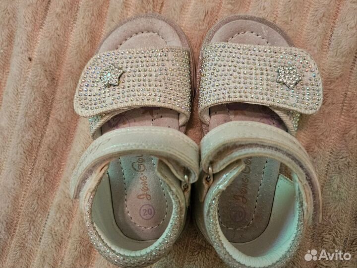 Босоножки для девочки 20 размер