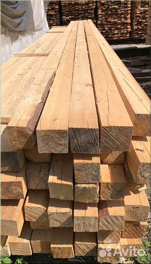 Брус обрезной ест. вл. хвоя 3-4 сорт 100х150х6,0