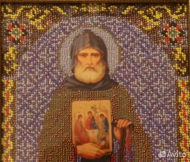 Иконы вышитые бисером, ручная работа
