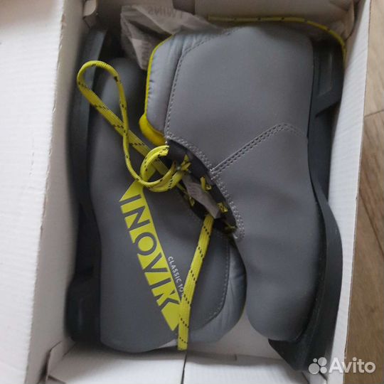Лыжи беговые 147 см inovik лыжные ботинки 32 р-р
