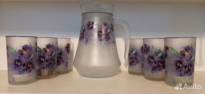 Набор кувшин и стаканы