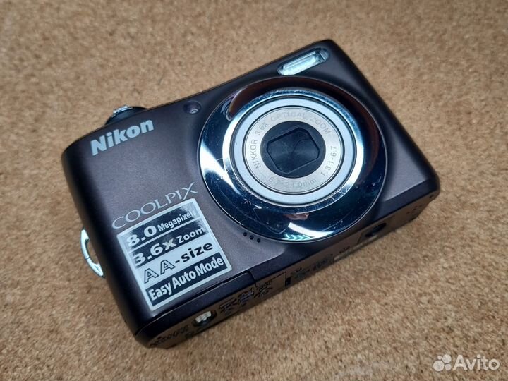 Y2k Nikon coolpix S21 коричневый