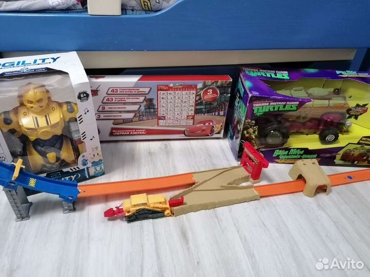 Игрушки для мальчика, робот, hot wheels, азбука, в