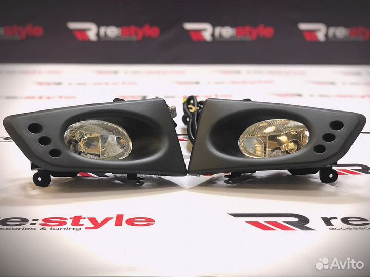 Уст комплект туманок Honda Fit 07-09г