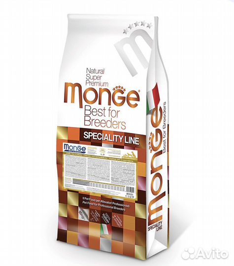 Корм Монж 15 кг для собак монопротеин курица/рис
