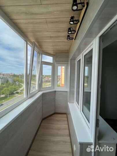 Обшивка балконов и лоджий/ ремонт окон