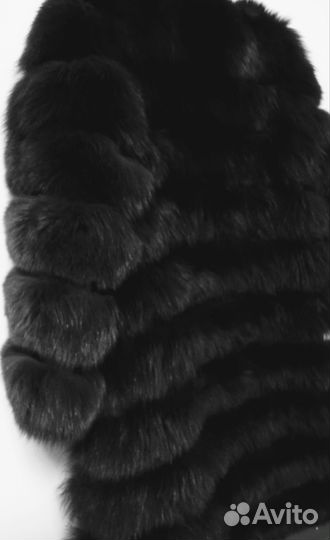 Жилетка женская из меха песца