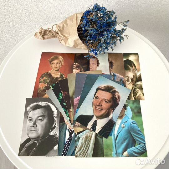 Советские открытки артисты