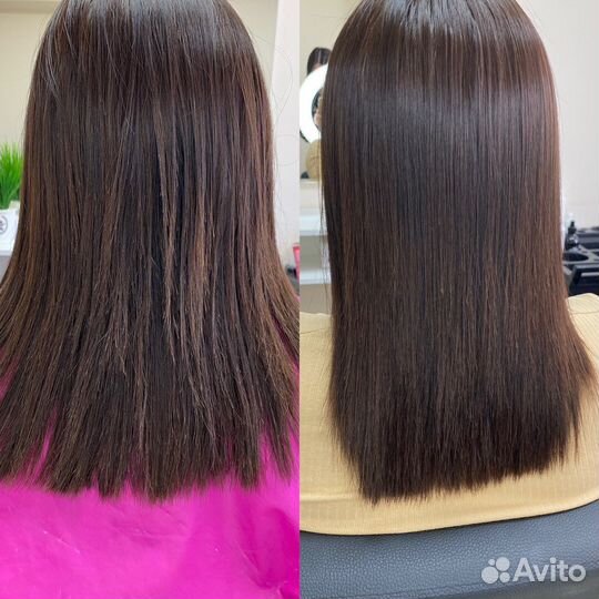 Кератин ботокс волос