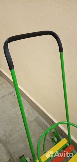 Санки детские (сзади 2 колесика)