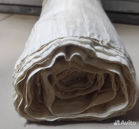 Старинная белая домоткань. Лён 31+ метров