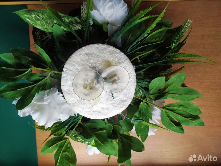 Белые пионы на липучках