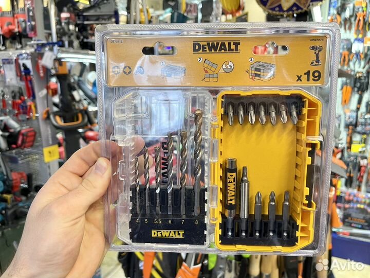 Набор сверл и бит dewalt DT 70712 из 19 штук