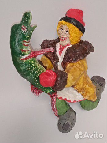 Ватная елочная игрушка