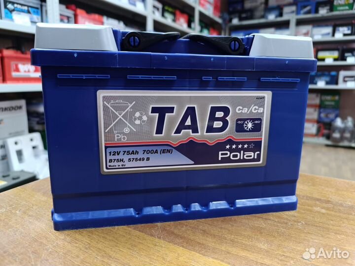 Аккумулятор 75 ач Tab Polar Blue Зимняя Серия